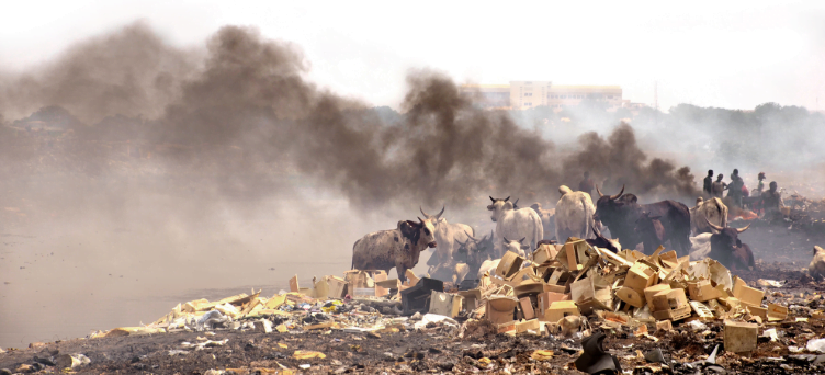 garbage burning pollution