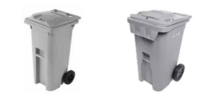 Outdoor Trash Cans with wheels