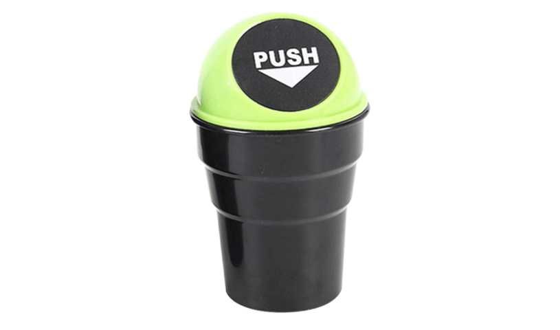 push trash can