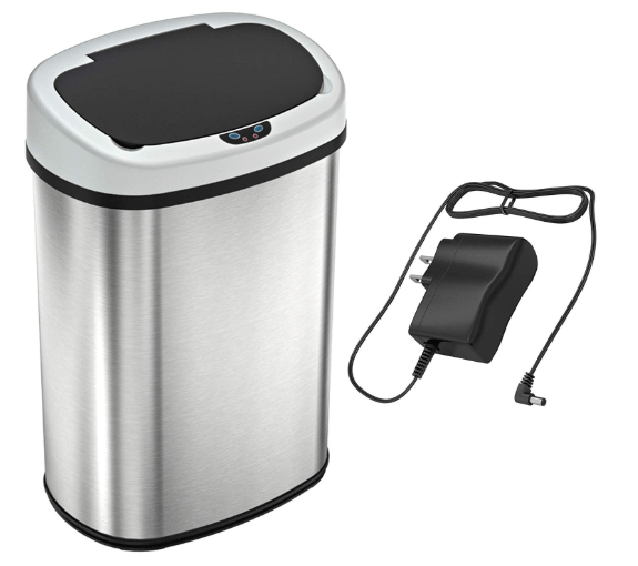 automatic kitchen trash can