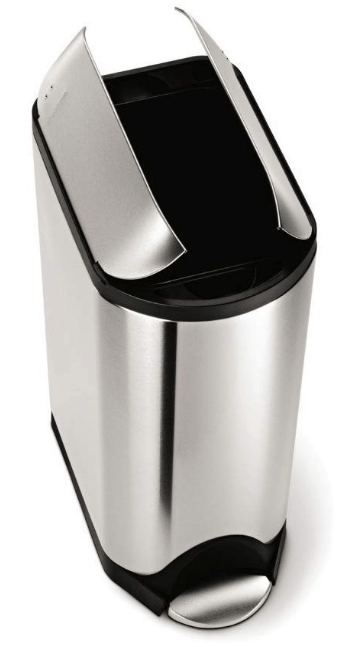 simplehuman 45l butterfly step trash can