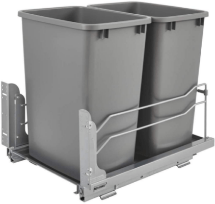 pull out kitchen trash can replacement