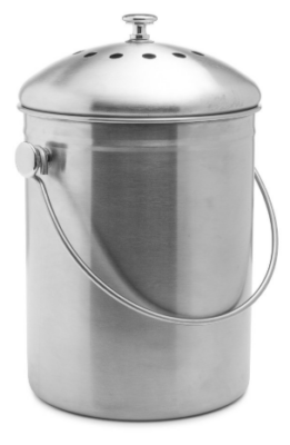 epica stainless steel compost bin