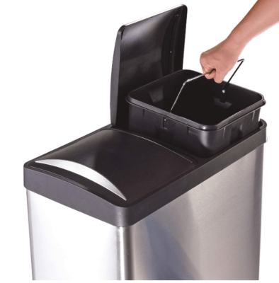 step n sort 16 gallon trash can