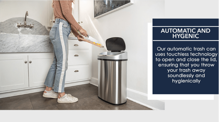 best touchless kitchen trash can