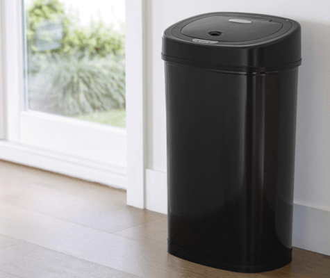 ninestars automatic touchless infrared motion sensor trash can