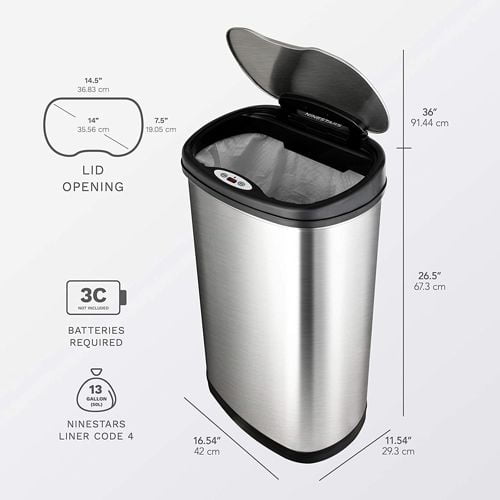 9 Best Ninestars Automatic Trash Can Reviews (Updated)