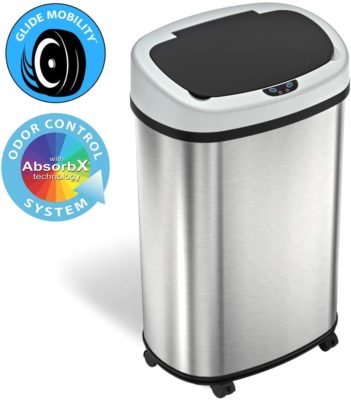 trash can with motion sensor