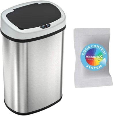 iTouchless 13 Gallon SensorCan Touchless Trash Can
