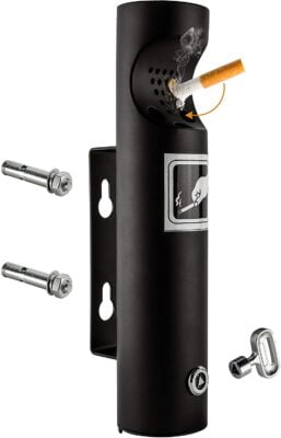 ELITRA Wall Mounted Outdoor Cigarette Butt Receptacle