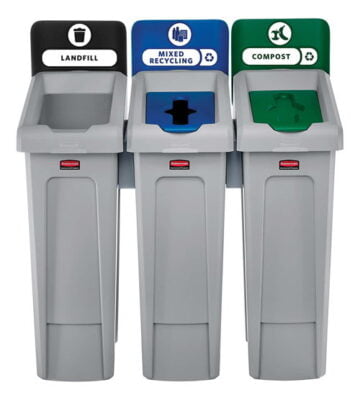 Rubbermaid Recycling Station